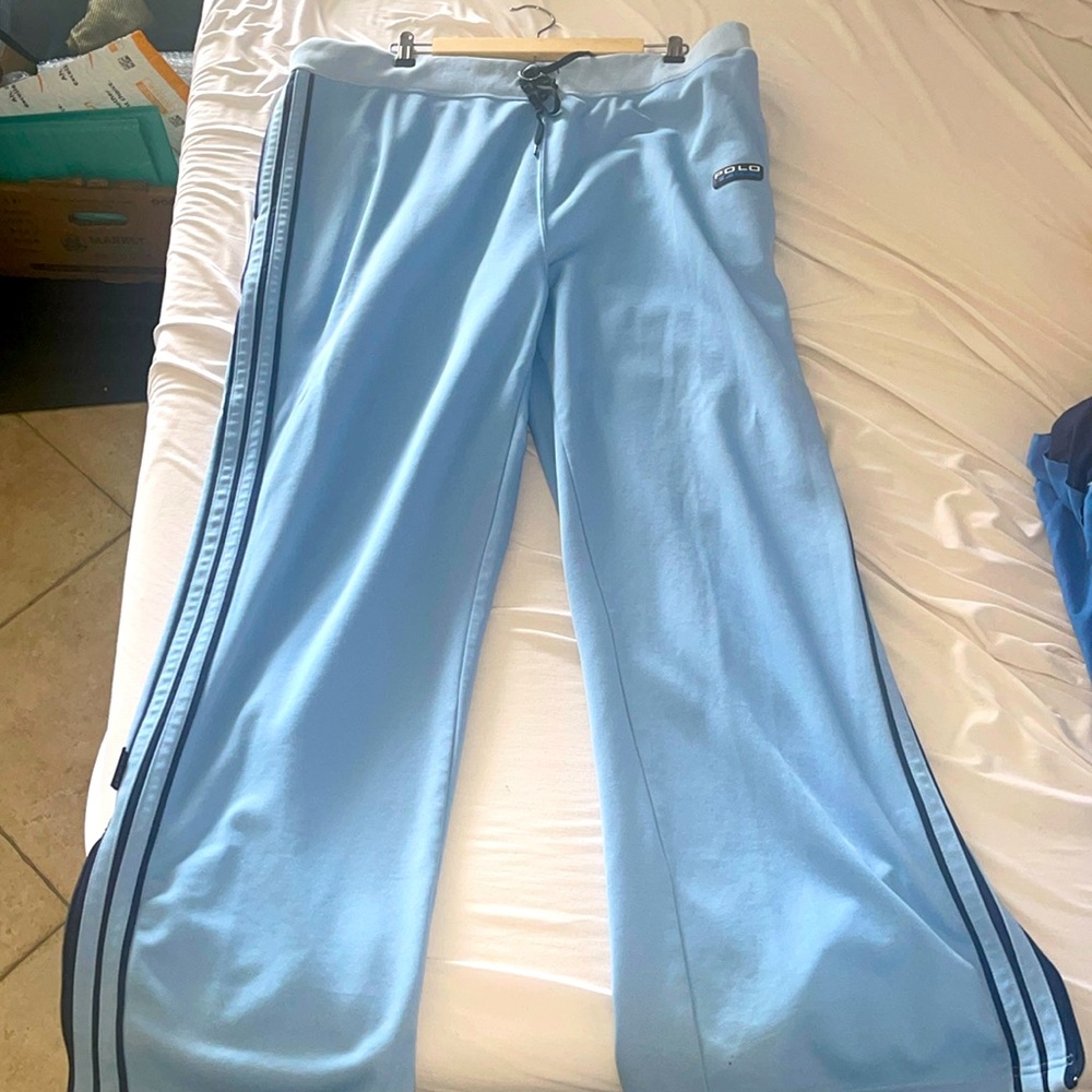 Polo Sport by Ralph Lauren XXL Baby Blue Sweatpants